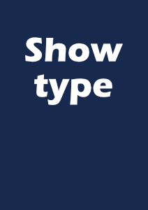 Show type window
