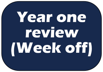 Year one review